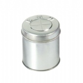 coffee Round Metal Tin Box With Lids Embossed Plain Round Biscuit Tin