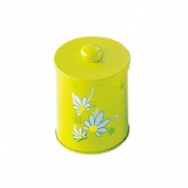 Round Cylinder Printed Tea Tin Box