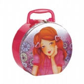 Customizable Disney Big Holiday Round Tin Box For Christmas And Easter