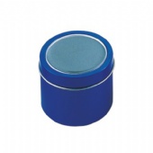 Small Metal Round Tin Box Packaging For Coffee Storage With window Lid