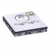 Square Cookie Tin Box