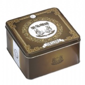 Square Tin Box Empty Tin Containers For Loose Tea Packaging