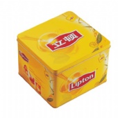 Custom Printed Square Tea Tin Box For Loose Tea