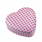 small heart shaped Cookie Tin Box