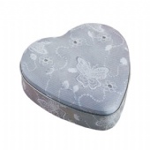 Heart Shaped Cookie Tin Packaging Box