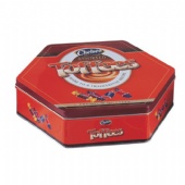 Hexagonal Cookie Tin Box