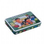 Customized empty rectangular metal tin box for candy mint pill