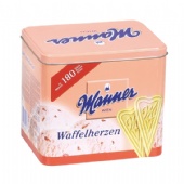 Manner wien waffelherzen biscuit tin box