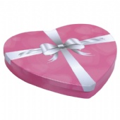 big Heart Shaped Tin Box Containers Print For Wedding And Holiday Packaging