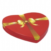 Heart Shaped Wedding Candy Tin Can With Embossed Lid Hard Candy In Tins