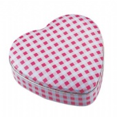 Color Heart Shape Tin Box For Candy Sweet Chocolate Cookies