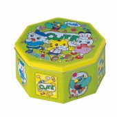 Promotional Octagonal Shaped Gift Tin Box With Food Grade Paint Varnish