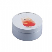 seamless neck-in body round pill tin box