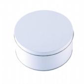 Shallow Round Tin Box