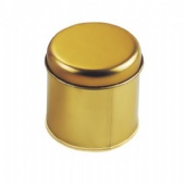 Elegant Gold Oval Tin Cans