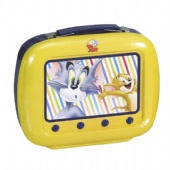 TV shaped popcorn tin box