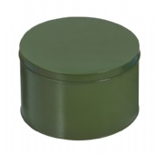 big round popcorn tin box