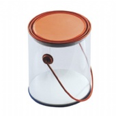 Round Wire Handle Tin Box