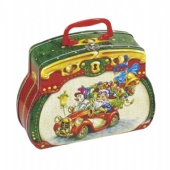 handbag shaped popcorn tin box