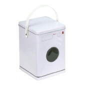 washing machine shaped popcorn tin box