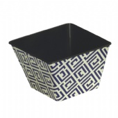 popcorn square tin bucket