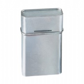 hinged lid cigarette tin box