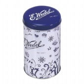 round cigarette tin box