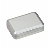 unprinted rectangular cigarette tin box