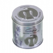 embossed round cigarette tin box