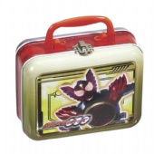 Cartoon printed tin lunch box