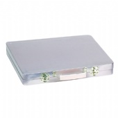 double lid Plain tin lunch box