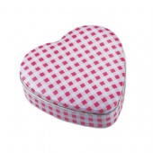 heart shape cookie tin box