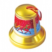 bell shaped chocolate tin box