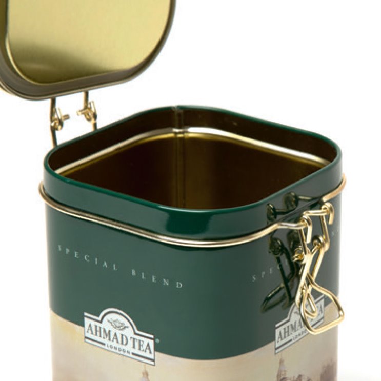 Tin Box with Clip Lid