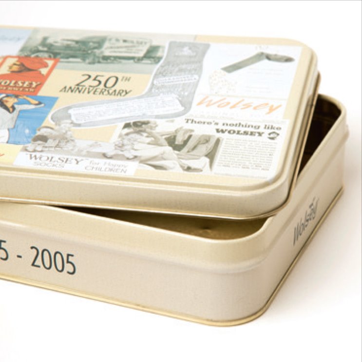 Tin Box with Slip Lids